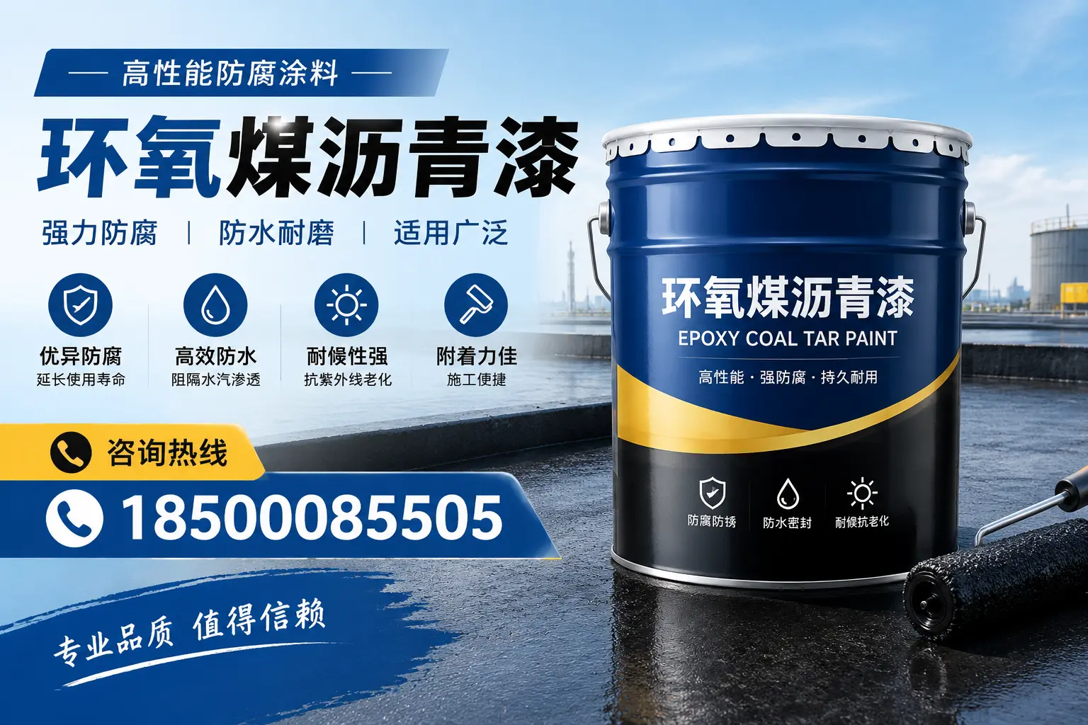 环氧煤沥青漆的主要成分与功能,南阳用户深度了解